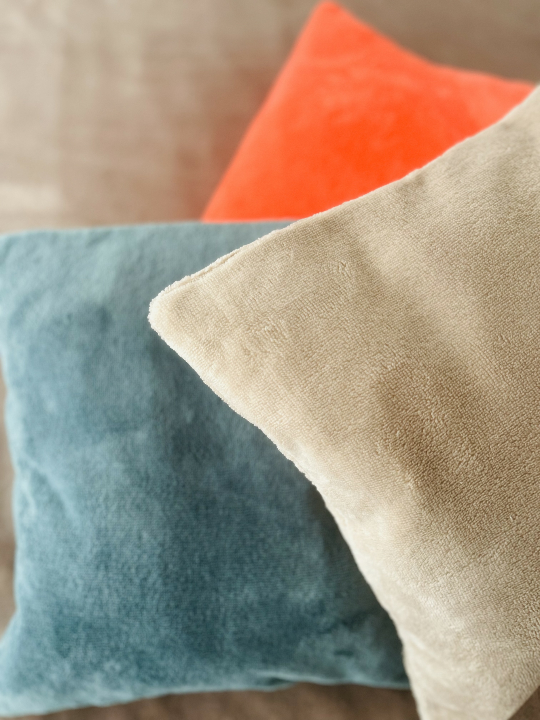 Coussin éponge Bambou beige taupe IMG_E1237