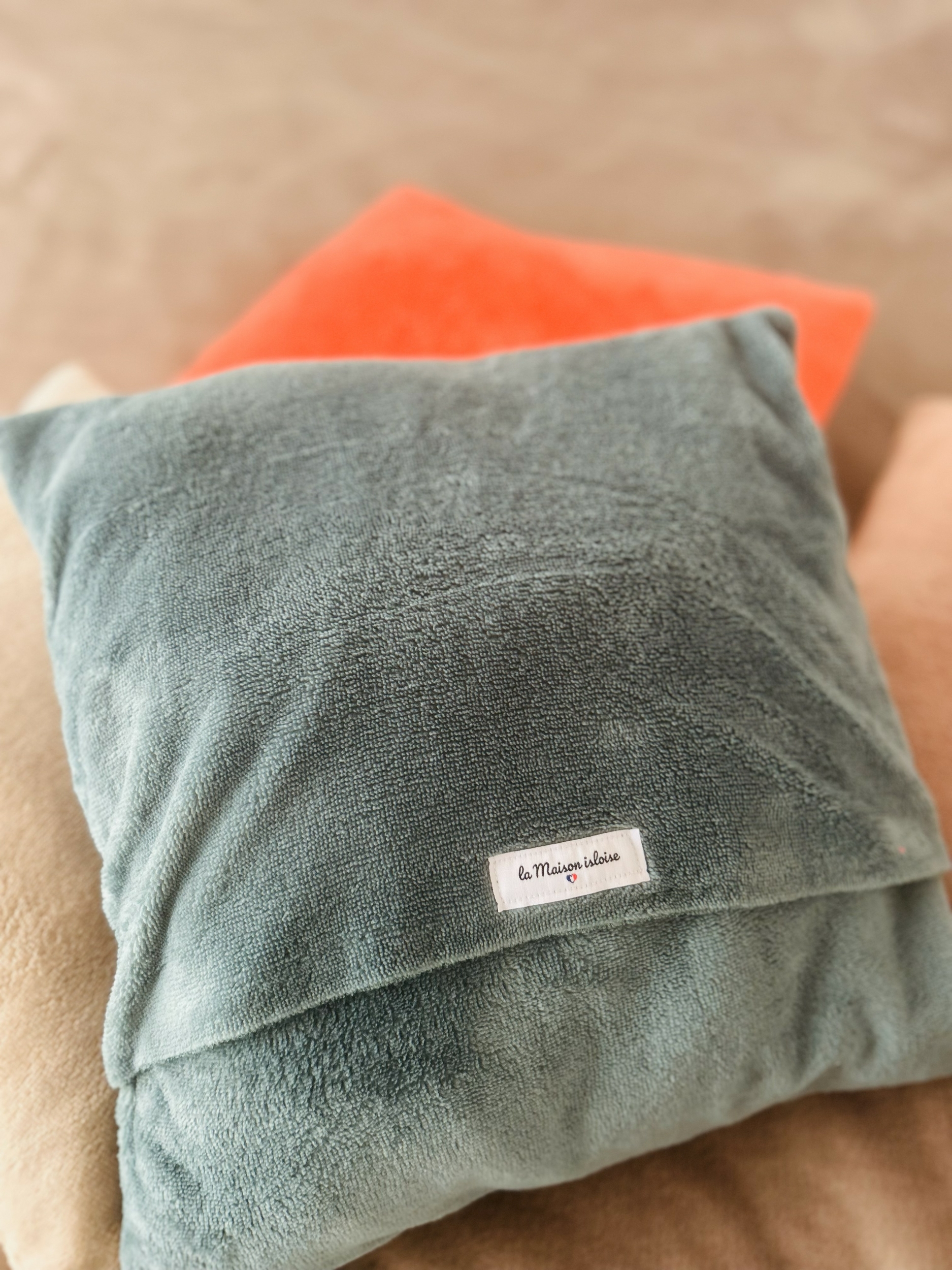 Coussin éponge Bambou vert IMG_E1232
