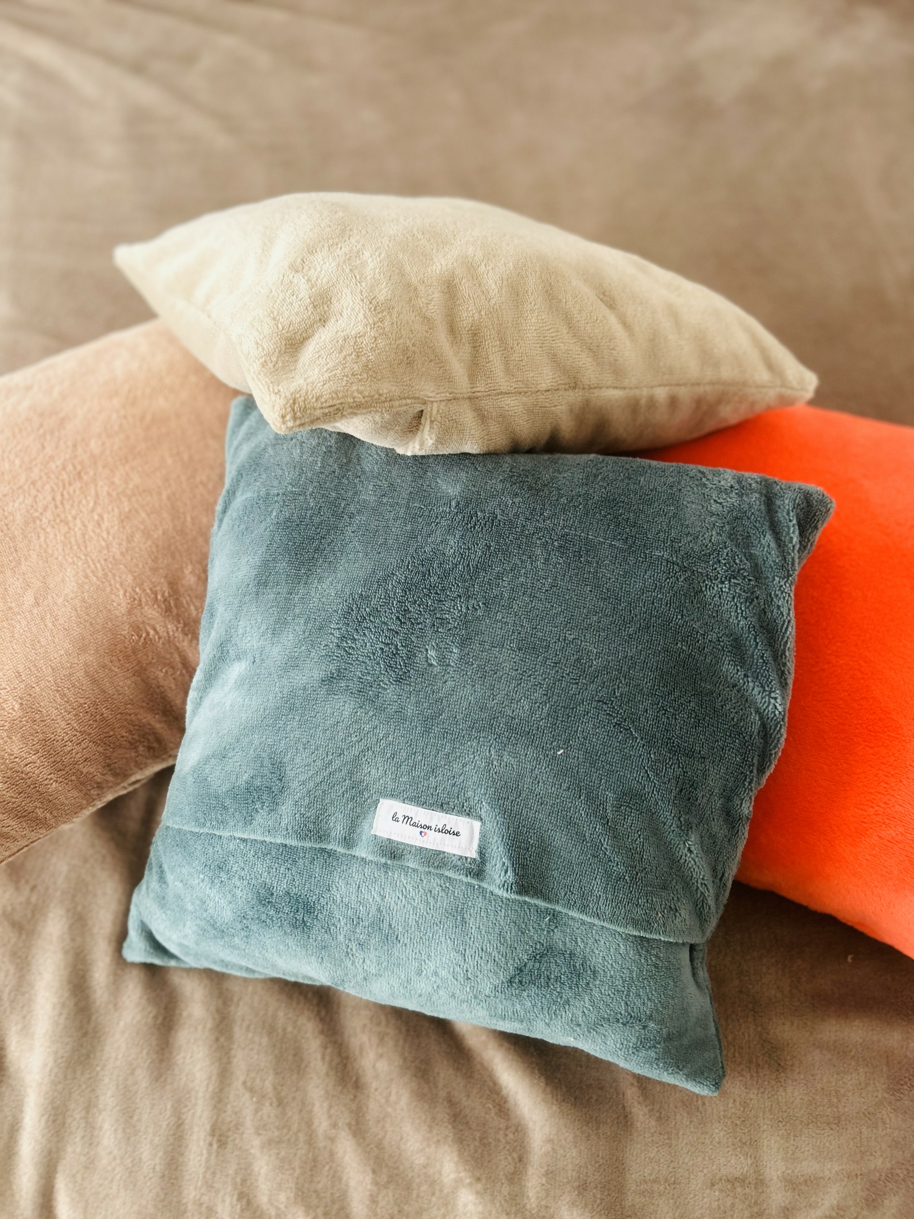 Coussin éponge Bambou vert IMG_E1219