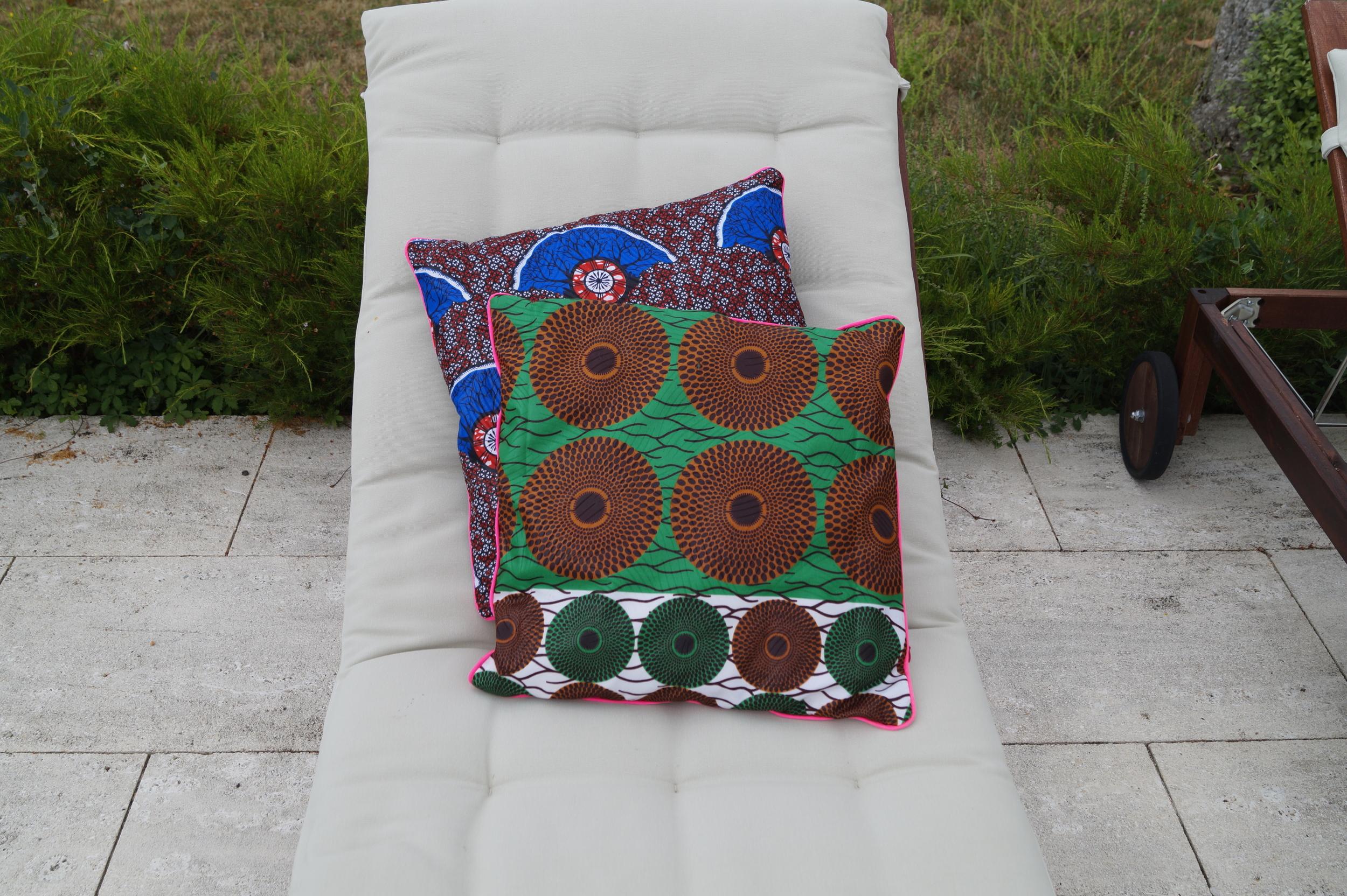 coussin wax vert  DSC02371