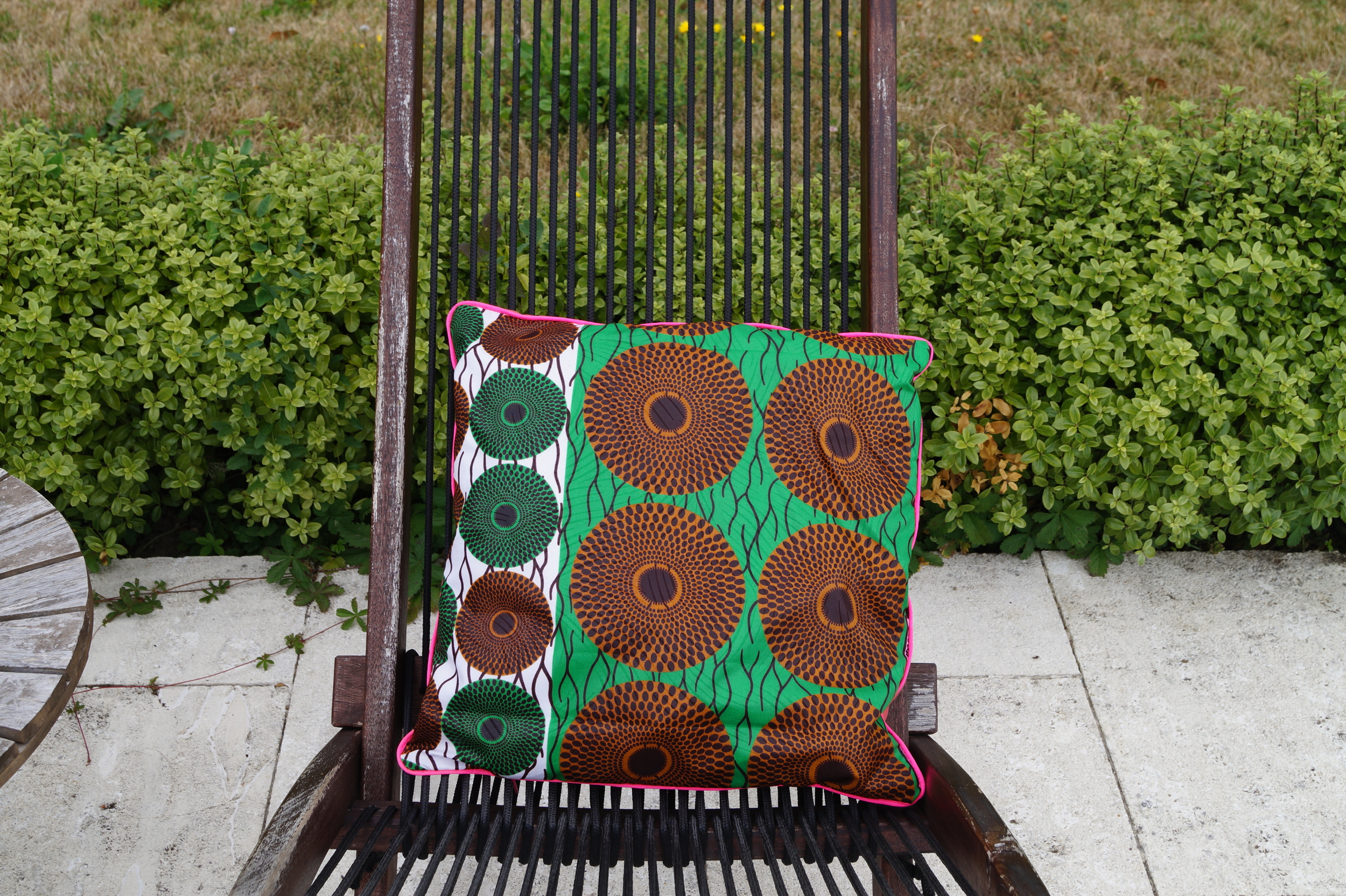 coussin wax vert  DSC02380