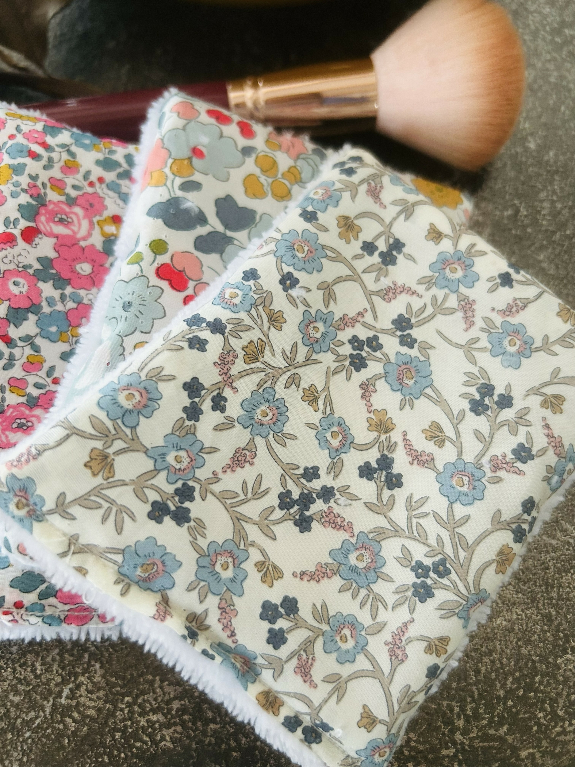 Lingette démaquillante  Liberty  Tana Lawn coton lavable IMG_E1987