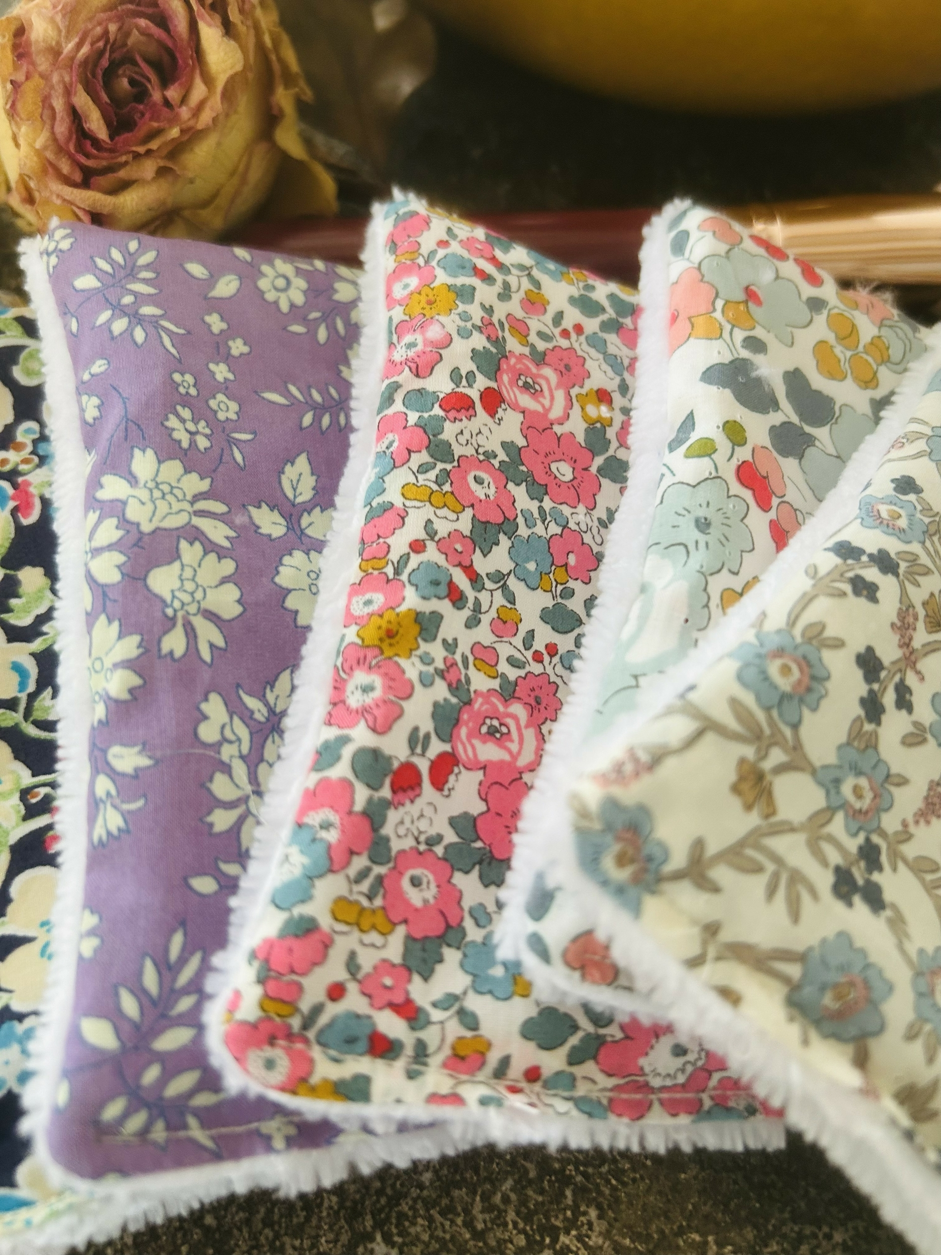 Lingette démaquillante  Liberty  Tana Lawn coton lavable IMG_E1986