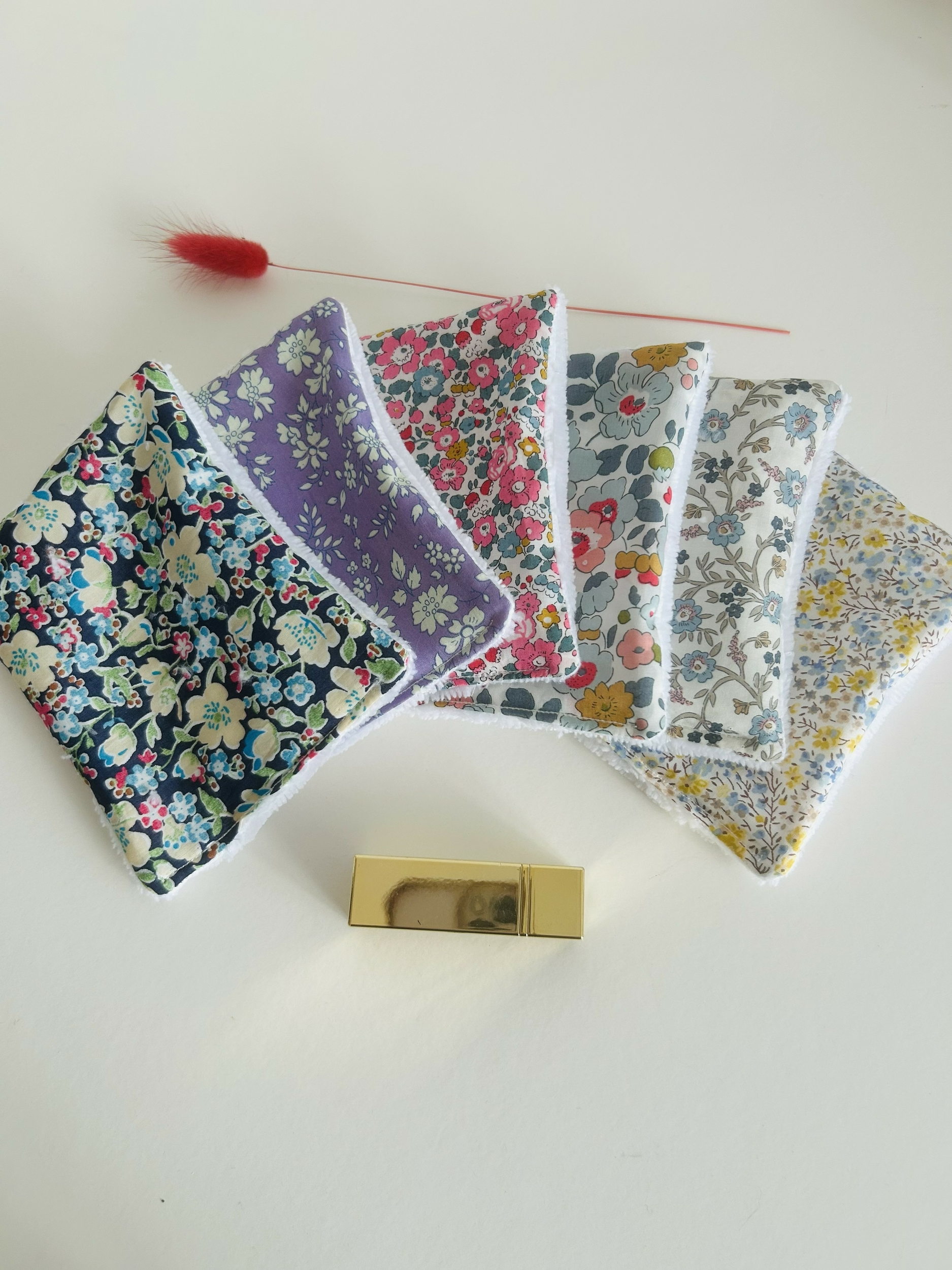 Lingette démaquillante  Liberty  Tana Lawn coton lavable IMG_E1932
