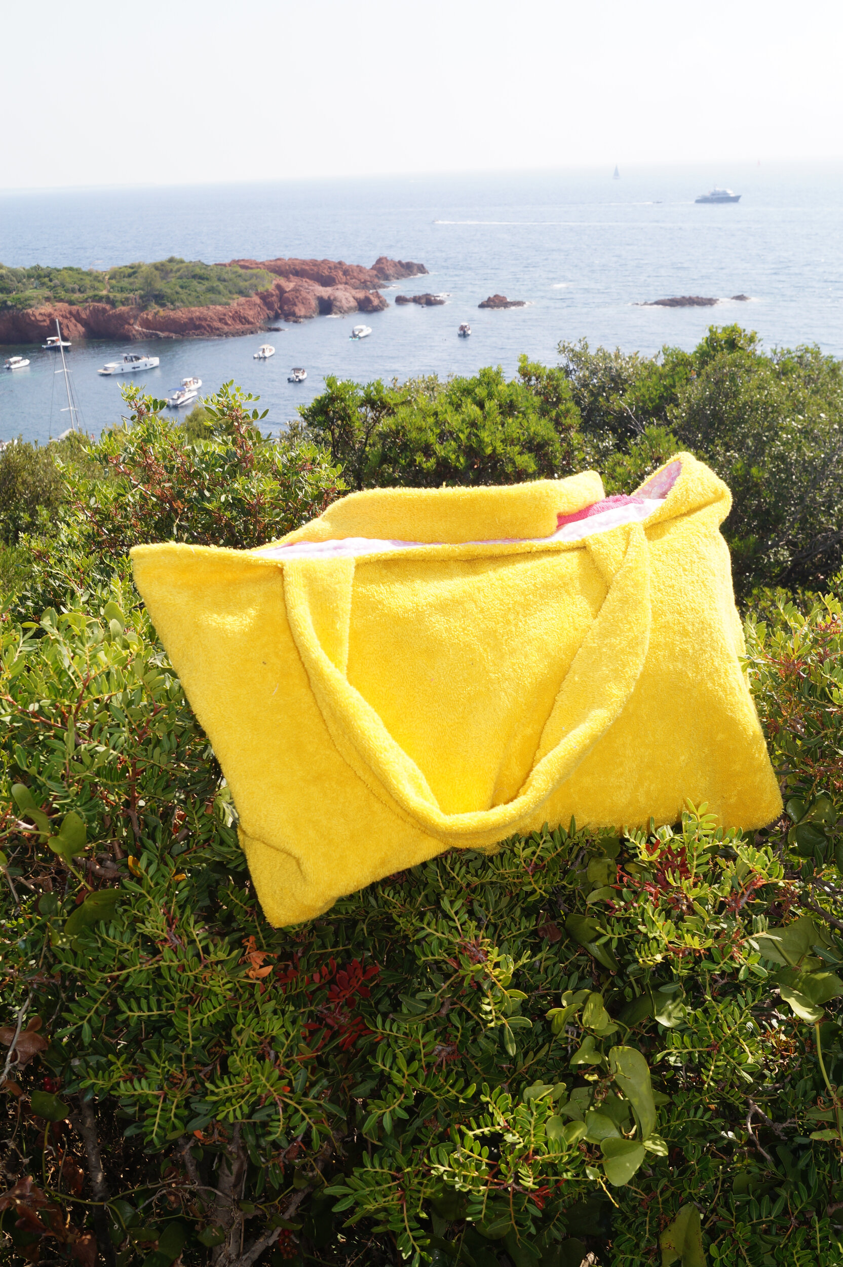 Grand sac éponge jaune DSC04624