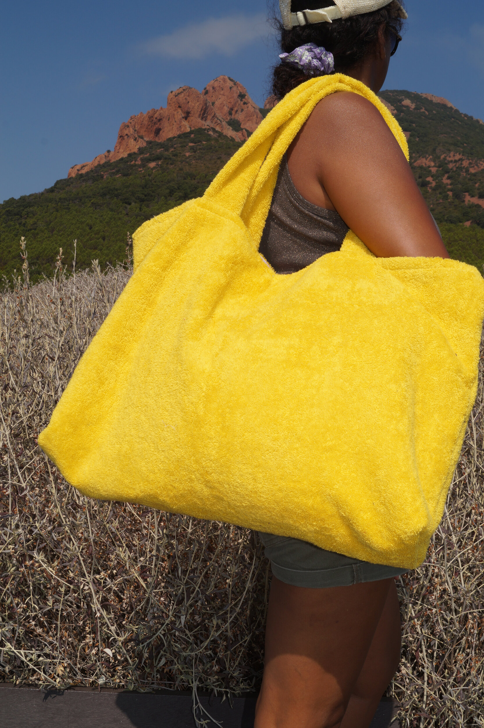 Grand sac éponge jaune DSC04632