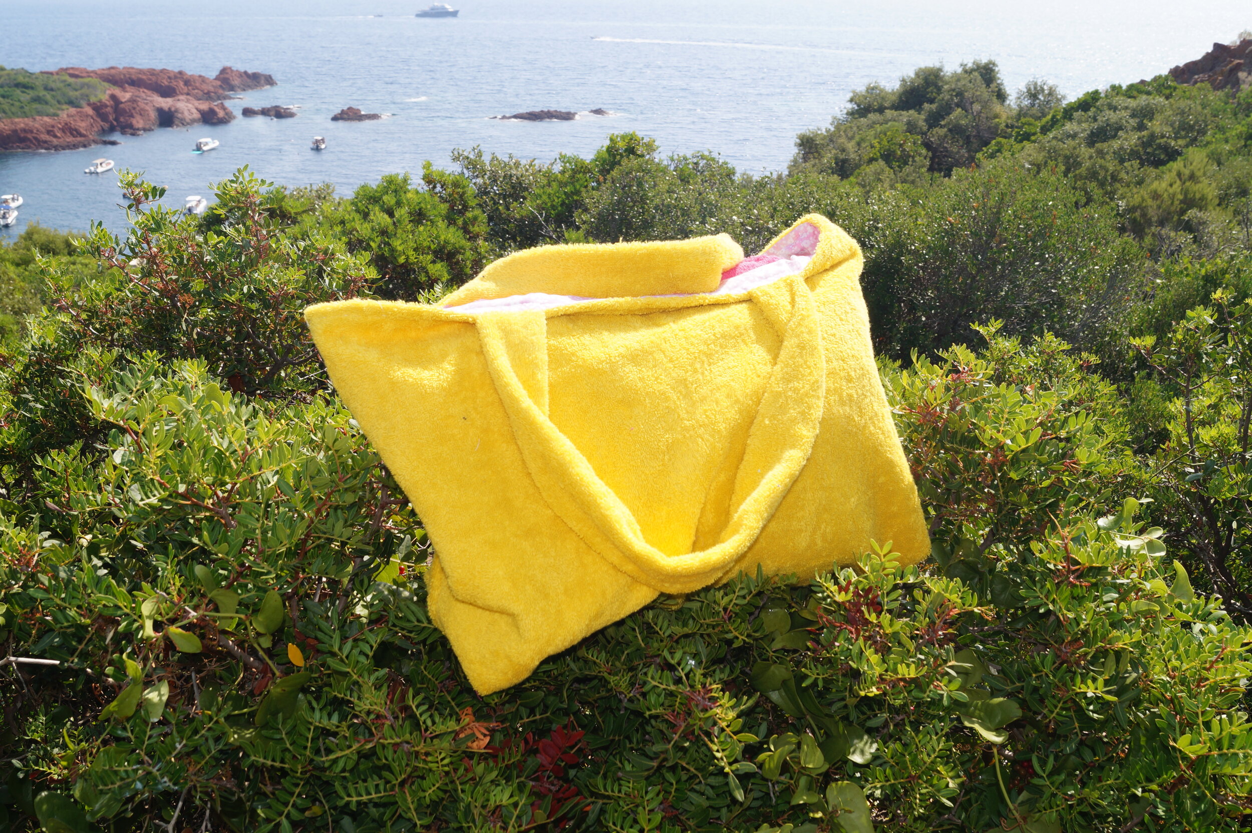 Sac éponge jaune DSC04622