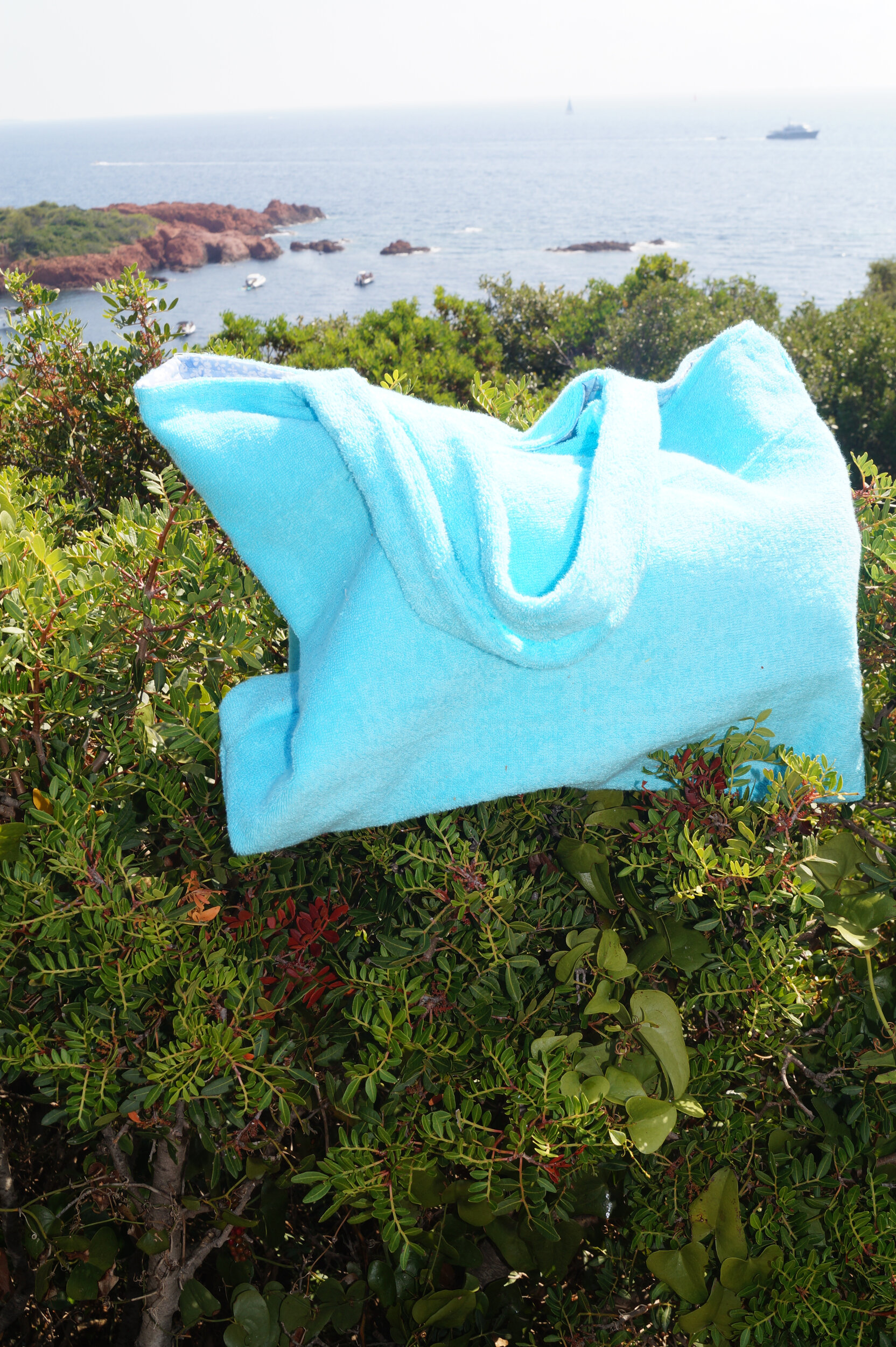 Sac en éponge bleu Ciel DSC04626