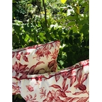 coussin antique Victoria Feuille rouge IMG_E2880