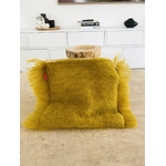 Pochette laine mohair jaune moutarde IMG_E8410