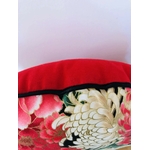 Coussin japonais fleur rouge IMG_1163