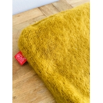 Grande pochette Mohair Ocre IMG_E5623