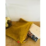 Pochette laine Mohair jaune IMG_E5767