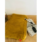 Pochette laine Mohair jaune IMG_E5774