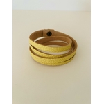 Bracelet cuir jaune IMG_E1113