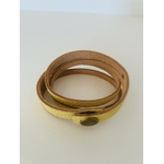 Bracelet cuir jaune IMG_E1115