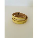 Bracelet cuir jaune IMG_E1114