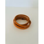 Bracelet cuir orange IMG_E1117
