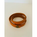 Bracelet cuir orange IMG_E1118