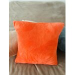 Coussin éponge Bambou Corail orange IMG_E1223