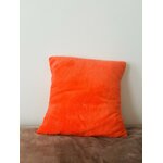 Coussin éponge Bambou Corail orange IMG_E1243