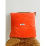 Coussin éponge Bambou Corail orange IMG_E1207