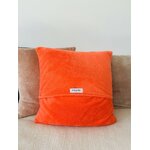 Coussin éponge Bambou Corail orange IMG_E1154