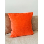 Coussin éponge Bambou Corail orange IMG_E1147