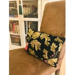 coussin couleur vive feuille or La REnaissance DIY