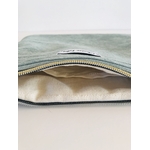 pochette cosmopolite vert deau DIY