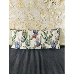coussin contemporain rectangle cactus DIY