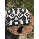 pochette tulipe blanc et noir tendance