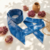 Foulard & bandeau cheveux Tie and Dye bleu  (6)