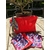pochette éponge bambou corail