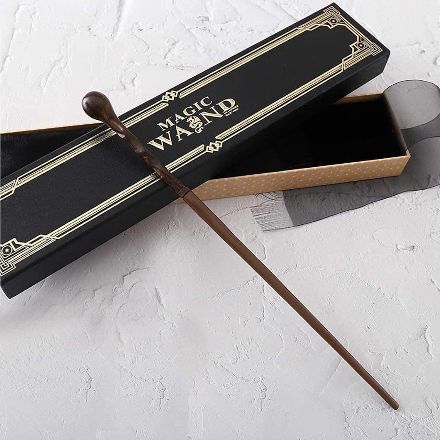 Détail de la baguette Remus Lupin inspirée de Harry Potter