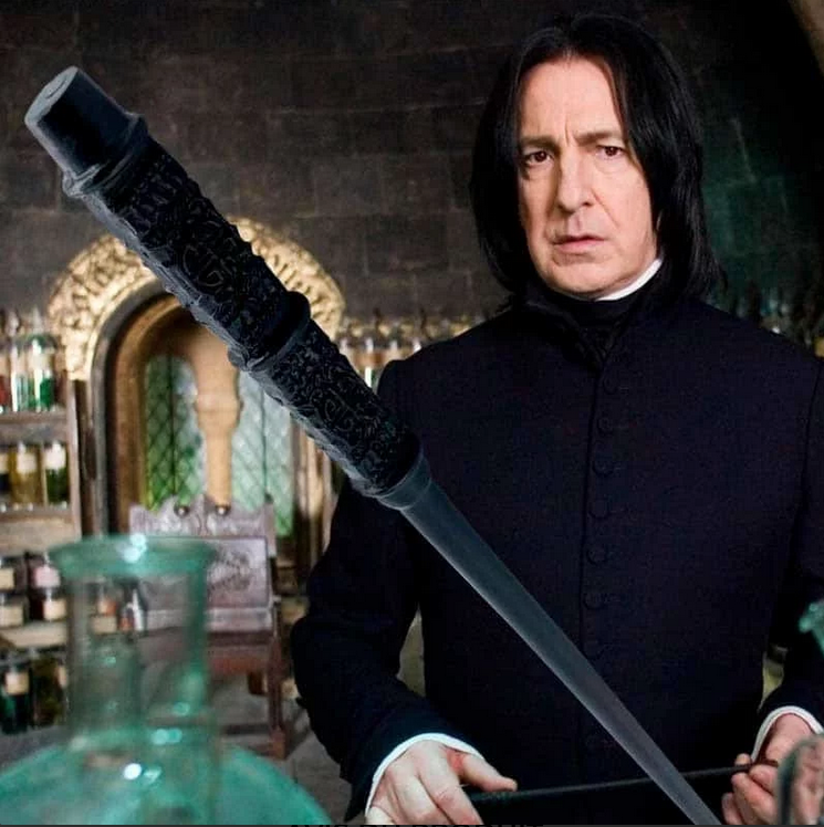 Détail de la baguette Severus Rogue inspirée de Harry Potter