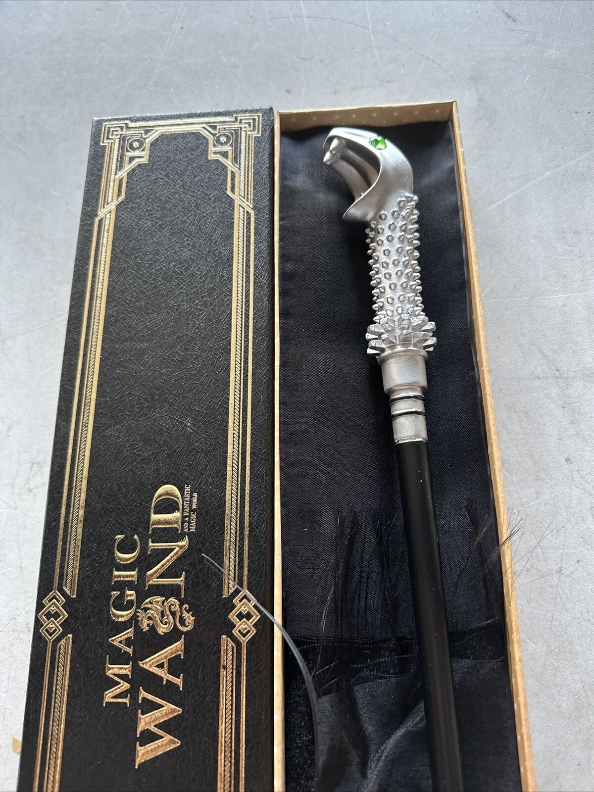 Baguette Lucius Malefoy Harry Potter, vue complémentaire