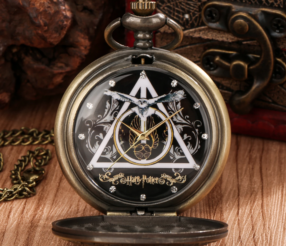 Montre à gousset Harry Potter bronze – autre vue du cadran