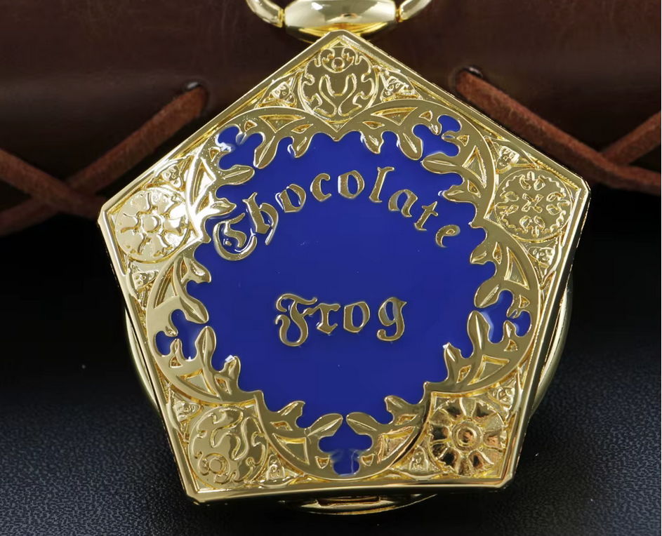 Montre à gousset Harry Potter Chocogrenouille dorée – vue du produit