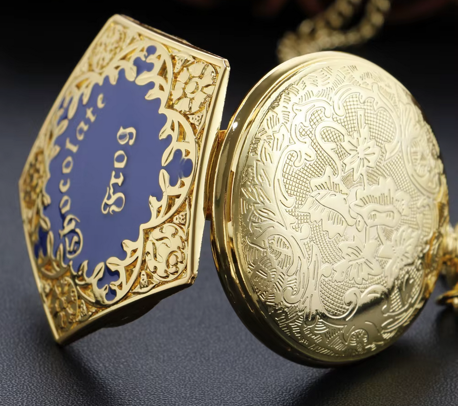 Détail de la montre à gousset Harry Potter Chocogrenouille