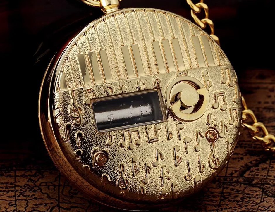 Montre musicale Harry Potter à gousset – autre vue