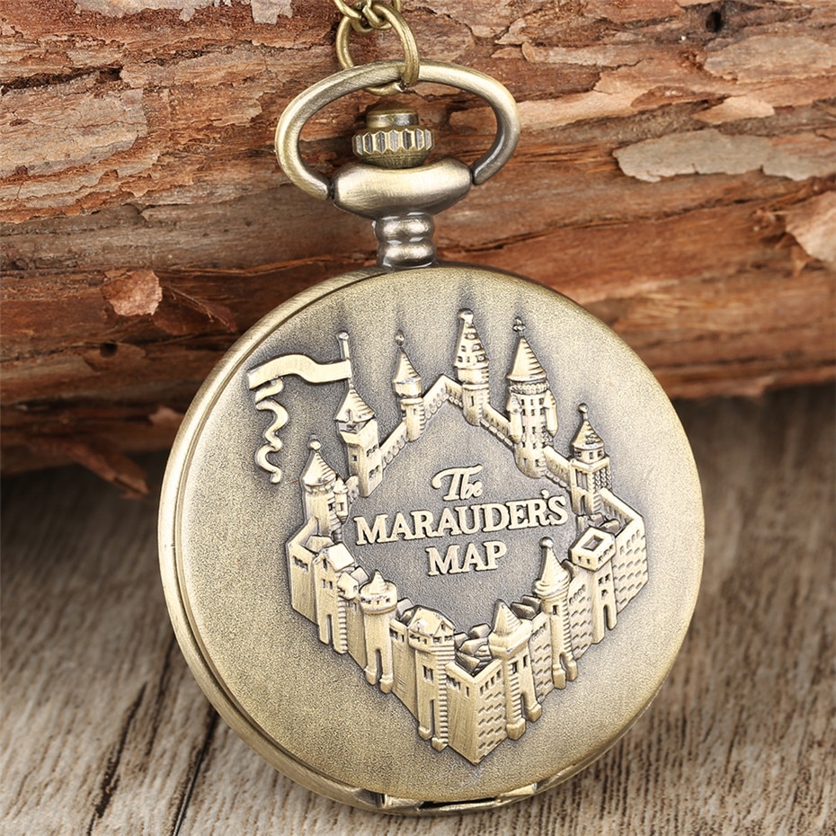 Montre à gousset Harry Potter avec carte du Maraudeur – vue du produit
