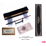Baguette Drago Malefoy Harry Potter en métal et résine, 35 cm