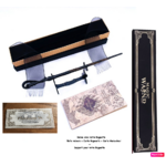 Baguette Fleur Delacour Harry Potter en métal et résine, 37 cm