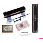 Baguette Lucius Malefoy Harry Potter en métal et résine, 37 cm