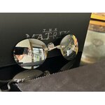Détail des lunettes Matrix Morpheus à verres miroir