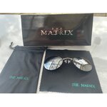 Lunettes Matrix Morpheus argent miroir – détail en photo