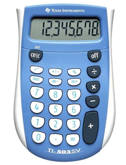 Calculatrice de poche TI-503 SV