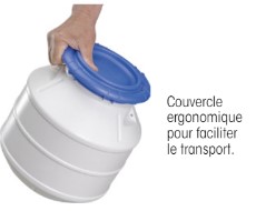 couvercle ergonomique bidon étanche