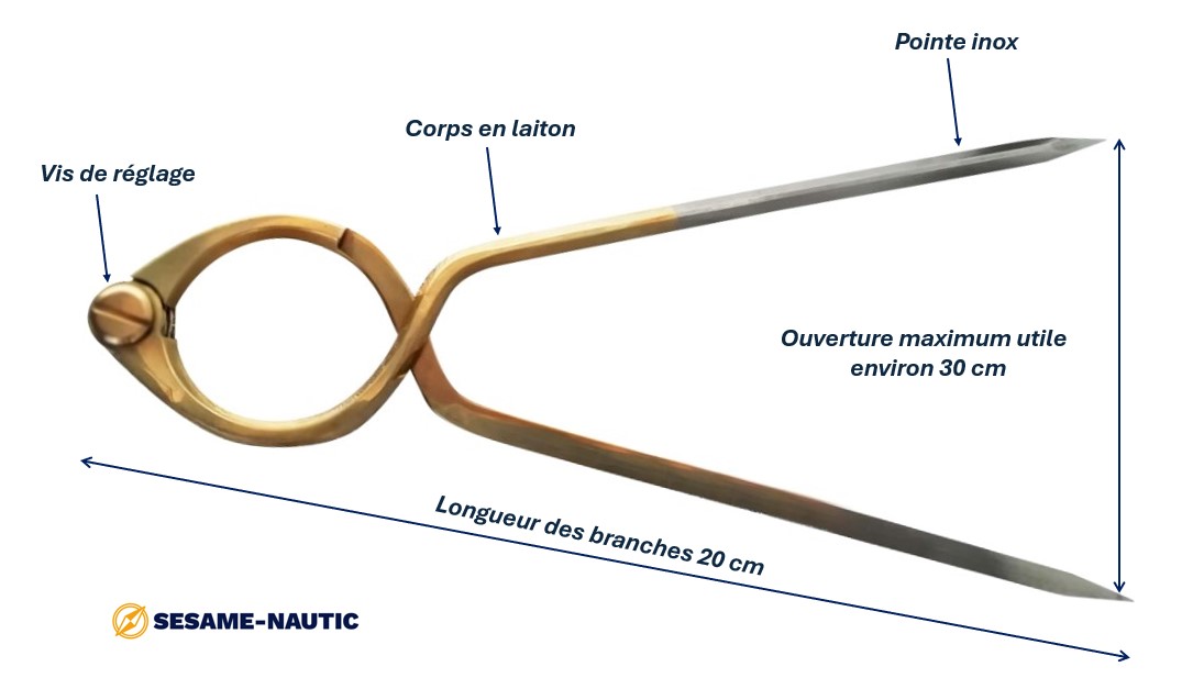 Compas lyre sesame-nautic